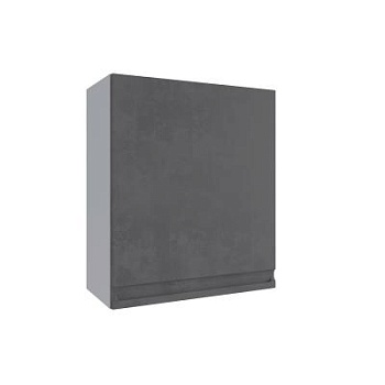 Верхний шкаф Скала Бетон тёмный П 601 левый