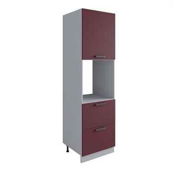 Пенал с нишей под духовку и ящиками Ройс Вино софт ПНЯ 600