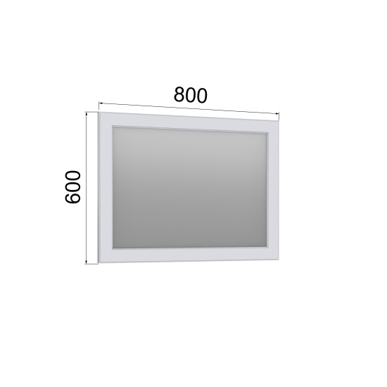 Спальня Леньяна Зеркало белый