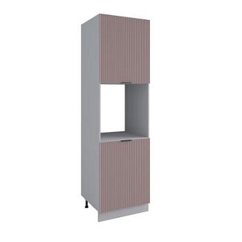 Пенал с нишей под духовку Мелисса Пудра Скин ПН 600