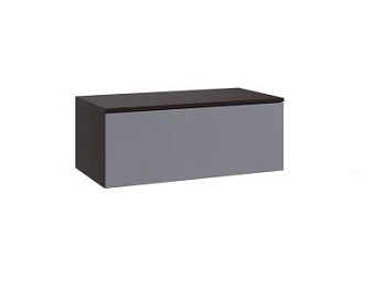 Прихожая Прага Антресоль №2 венге/графит софт