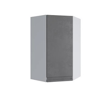 Верхний шкаф Скала Бетон тёмный ВПУ 550*550 правый