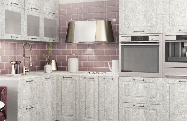 Модульная кухня Капри Камень светлый