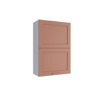 Верхний шкаф Квадро Персик софт ВПГПМ 600