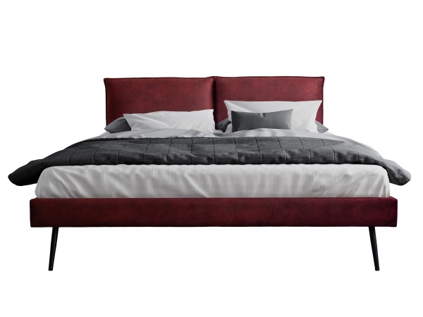 Кровать Сильвия 1,6 Бордо