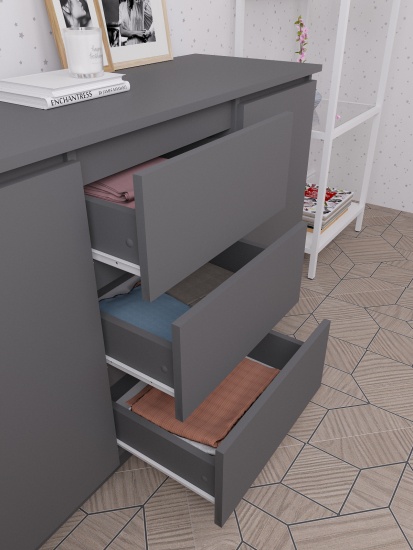 МС Мори Комод МК 1200.3 (МП) Графит