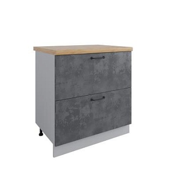 Стол Лофт Бетон тёмный СК2 800