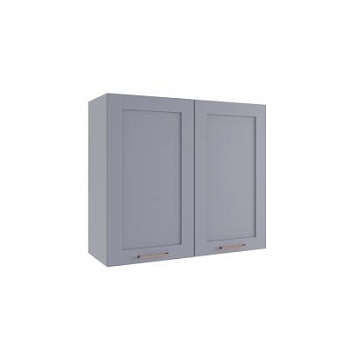 Верхний шкаф Квадро Серый эмалит П 800