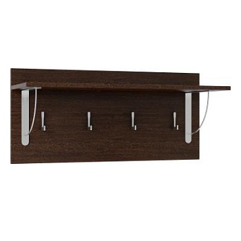 Настенная вешалка МС Бэтти 800*250*250 (лдсп венге)