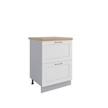 Стол Квадро Белая кожа СКБ 600