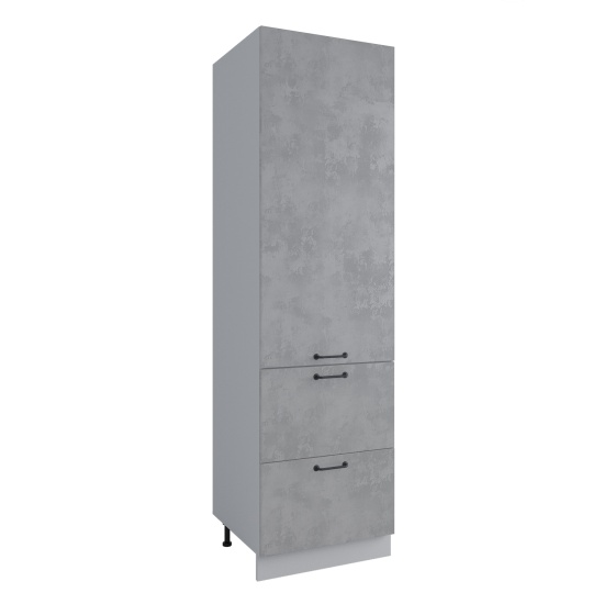 Пенал с ящиками Лофт Бетон светлый ПНЯ 600