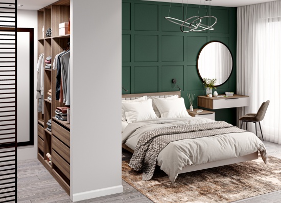 МС Роза Кровать 1400 Орех Франклин/Пудра скин