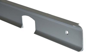 Планка угловая стыковочная, R8, 38мм, 180*, L=600мм, алюминий