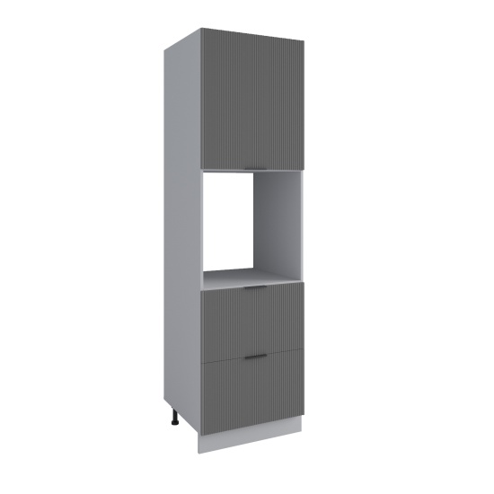 Пенал с нишей под духовку и ящиками Паола Смоки ПНЯ 600