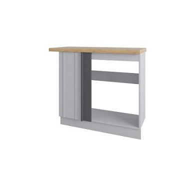 Стол Манго Графит МСУ 1000 стыковка с глубиной 500