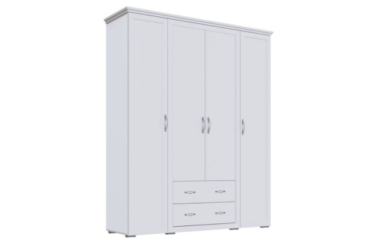 Спальня Леньяна Шкаф белый