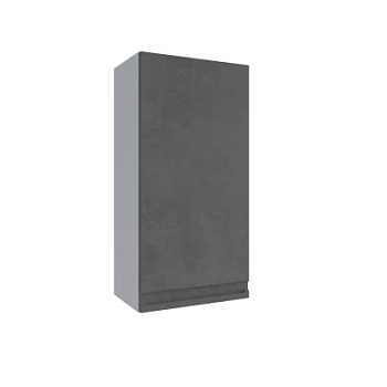 Верхний шкаф Скала Бетон тёмный ВП 450 правый