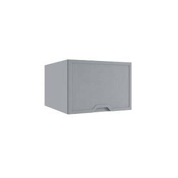 Верхний шкаф Арка Штукатурка серая ГПГ 500