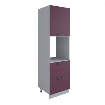 Пенал с нишей под духовку и ящиками Ройс Виноград софт ПНЯ 600