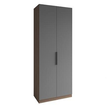 МС Роза Шкаф 900 Орех Франклин/Ройс Графит скин