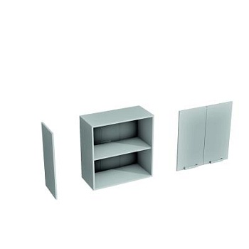 Верхний шкаф Магнолия Молочный В 700