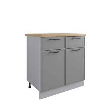 Стол Марта Графит Скин С2ЯШ 800