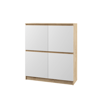 МС Марли Пенал МШП 1000.1 дуб бунратти/белый глянец