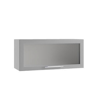 Верхний шкаф Олива Снег глянец ПГС 800