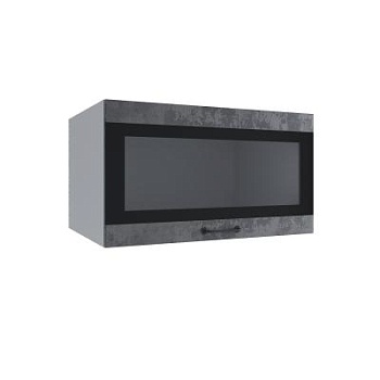 Верхний шкаф Лофт Бетон тёмный ГВПГСФ 800