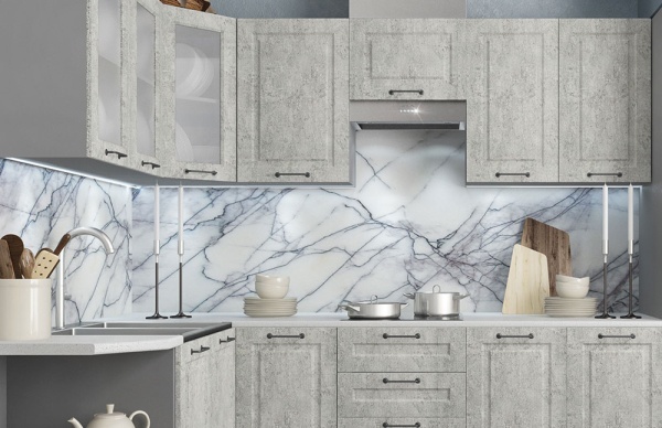 Модульная кухня Капри Камень светлый