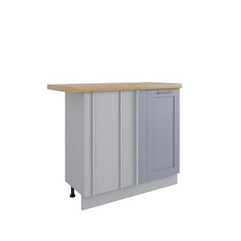 Стол Квадро Серый эмалит МСУ 1000 стыковка с глубиной 500