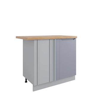 Стол Тренто Серый эмалит СУ 1050 левый