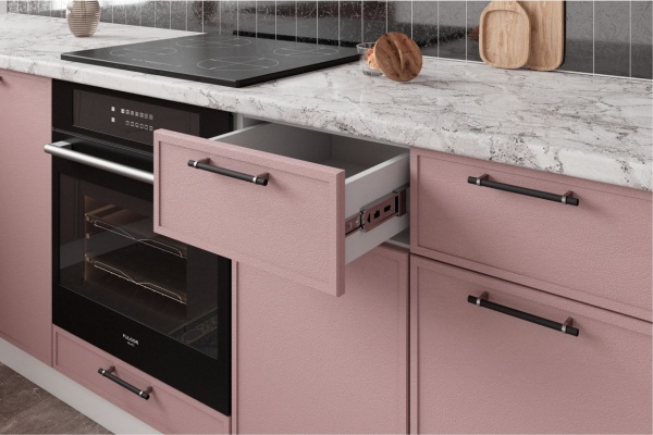 Модульная кухня Марта Пудра Скин