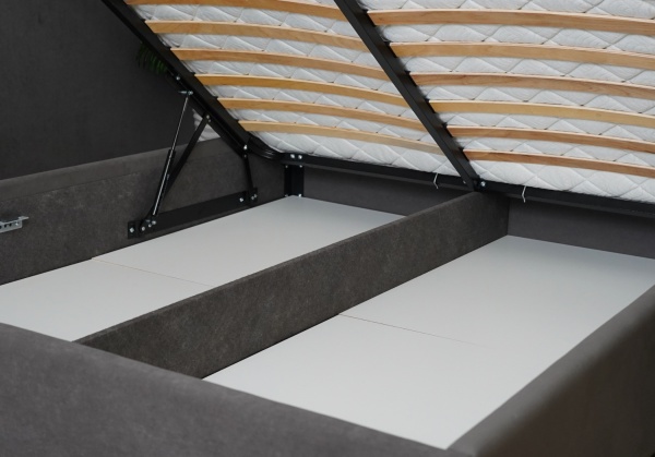 Кровать Венеция (М) 1,6 Графит Софт