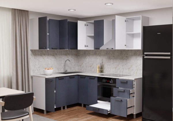 Модульная кухня Лаванда Смородина