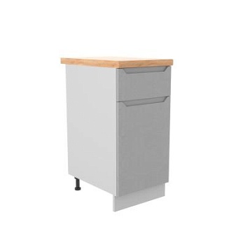 Стол Тренто Штукатурка серая С1ЯШ 400 левый