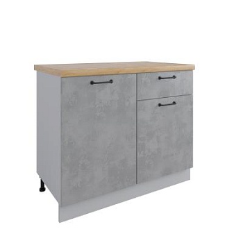 Стол Лофт Бетон светлый СШ 1000