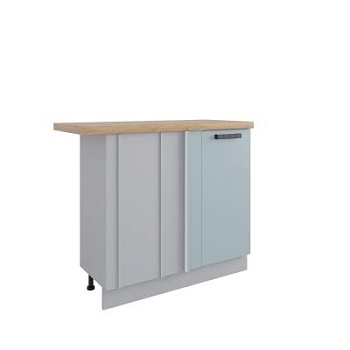 Стол Ройс Зеленый софт МСУ 1000 стыковка с глубиной 500