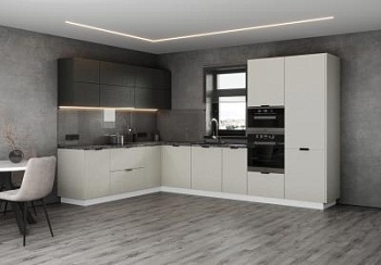 Модульная кухня Лаванда Смородина / Зефир