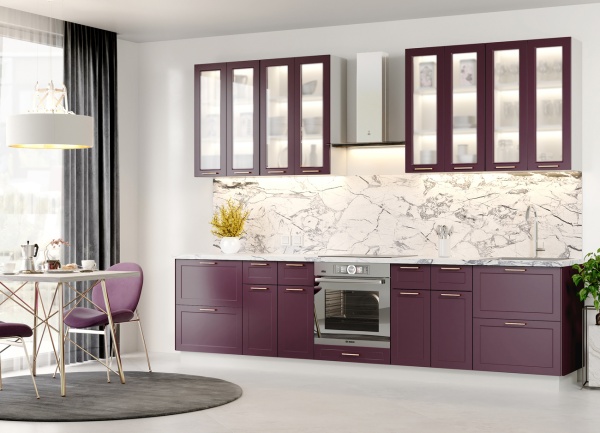Модульная кухня Квадро Виноград