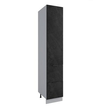 Пенал с ящиками Фенис Палм Графит ПНЯ 400