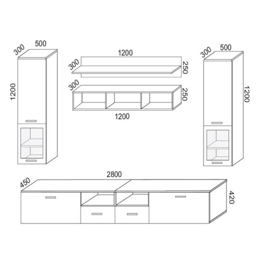 МС Ронда Зеркало Ве-к ПРЗ 400.1