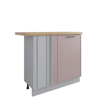 Стол Марта Пудра Скин МСУ 1000 стыковка с глубиной 330