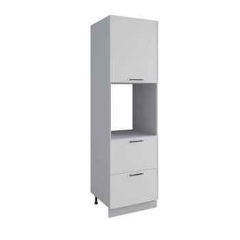 Пенал с нишей под духовку и ящиками Марта Белый Скин ПНЯ 600