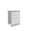 Стол Тренто Штукатурка белая СЯБ 600