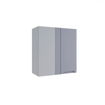Верхний шкаф Тренто Серый эмалит ПУ 650 левый