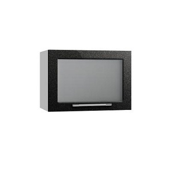 Верхний шкаф Олива Чёрный ПГС 500