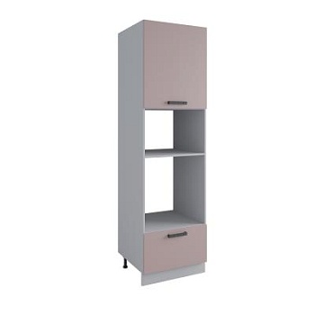 Пенал с нишей под духовку и СВЧ Ройс Пудра Скин ПНС 600