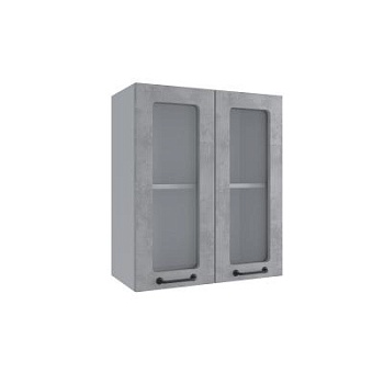 Верхний шкаф Лофт Бетон светлый ПС 600