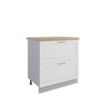 Стол Квадро Белая кожа СКБ 800